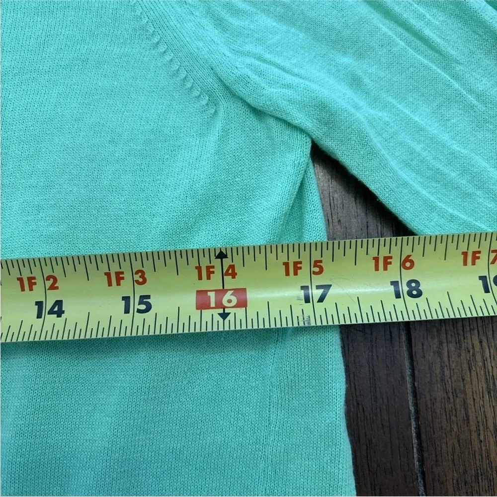 J. Crew Lime Green Crew Neck Summer Teddie Sweater